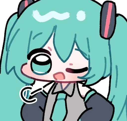 😉 Стикер «Hatsune Miku» для Telegram