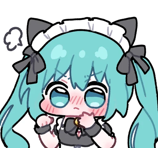 😡 Стикер «Hatsune Miku» для Telegram