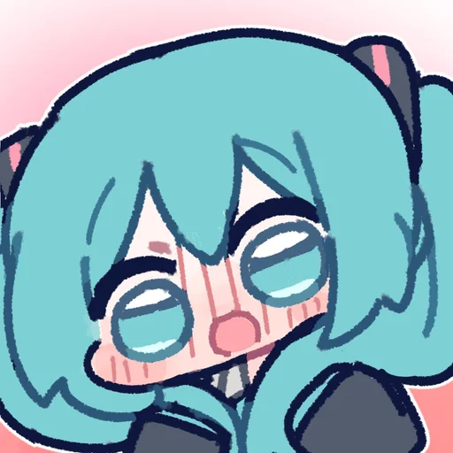 🥰 Стикер «Hatsune Miku» для Telegram