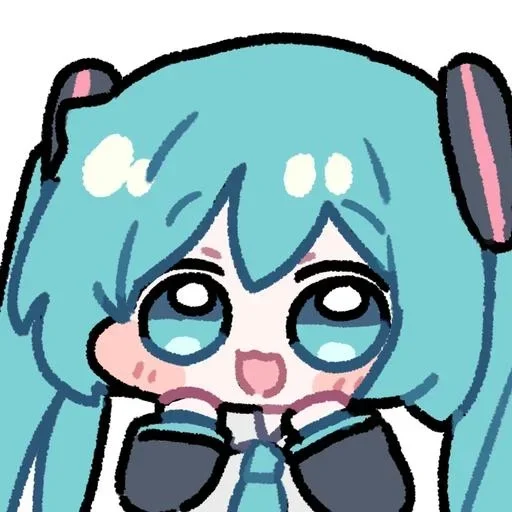🤗 Стикер «Hatsune Miku» для Telegram