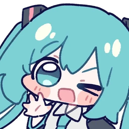 😉 Стикер «Hatsune Miku» для Telegram