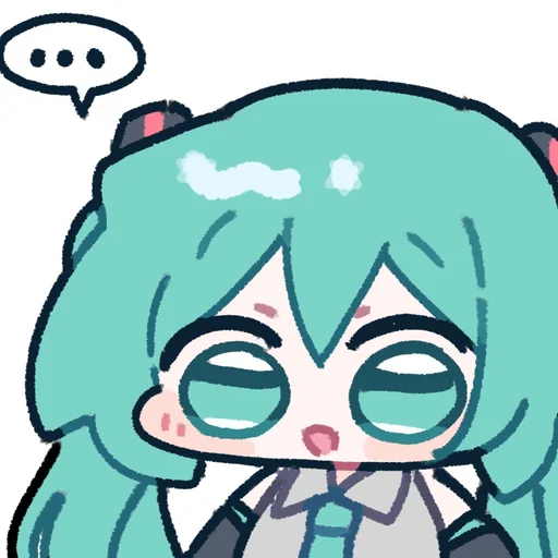 💬 Стикер «Hatsune Miku» для Telegram