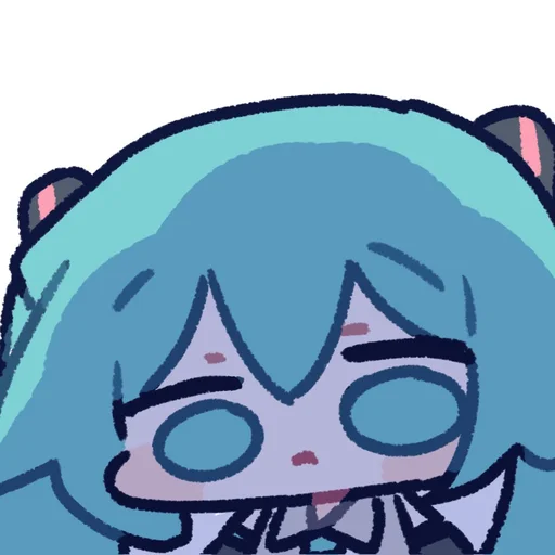 😐 Стикер «Hatsune Miku» для Telegram