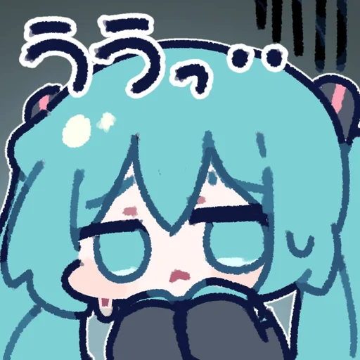 😥 Стикер «Hatsune Miku» для Telegram