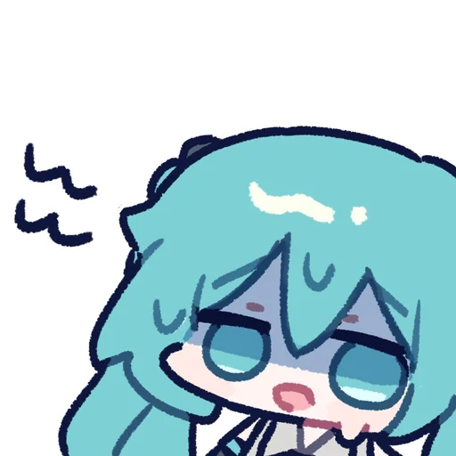 😰 Стикер «Hatsune Miku» для Telegram
