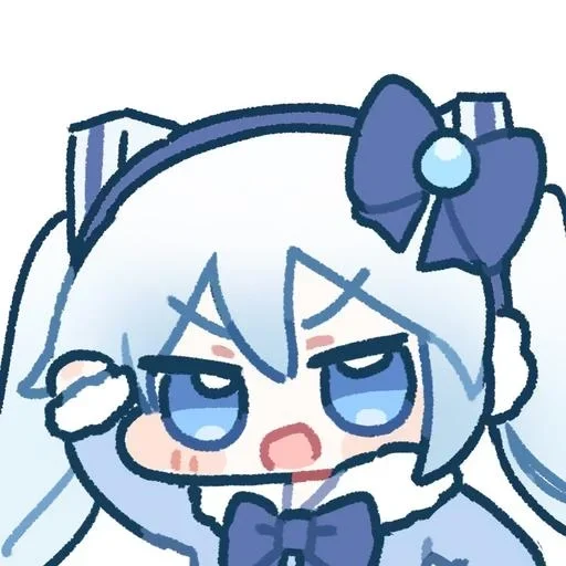 😠 Стикер «Hatsune Miku» для Telegram