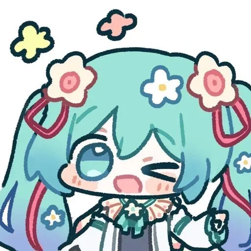 🌸 Стикер «Hatsune Miku» для Telegram