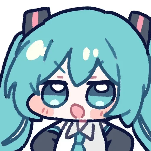 😠 Стикер «Hatsune Miku» для Telegram