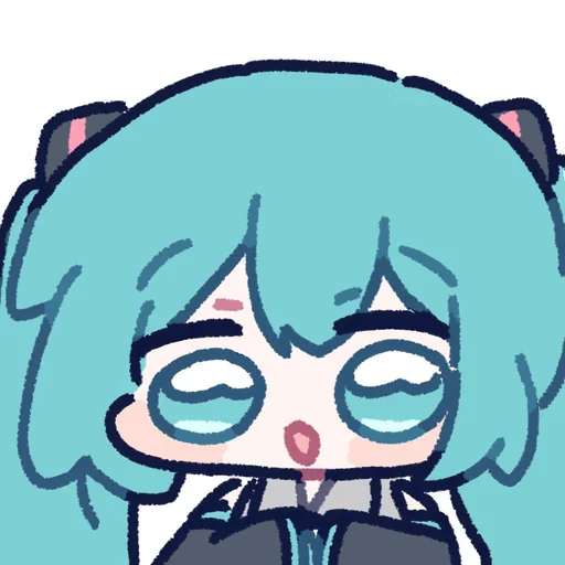😧 Стикер «Hatsune Miku» для Telegram
