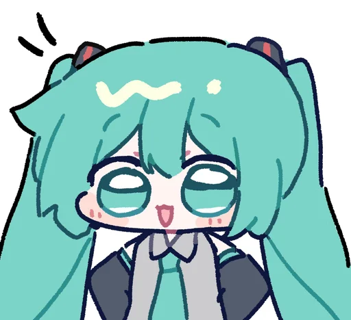 ☺️ Стикер «Hatsune Miku» для Telegram