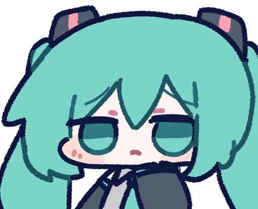 😥 Стикер «Hatsune Miku» для Telegram