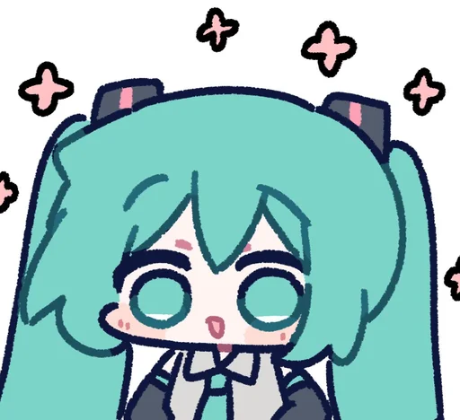 🌸 Стикер «Hatsune Miku» для Telegram