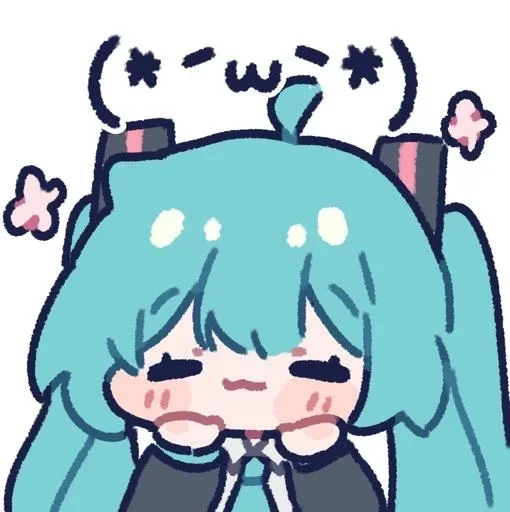 ☺️ Стикер «Hatsune Miku» для Telegram