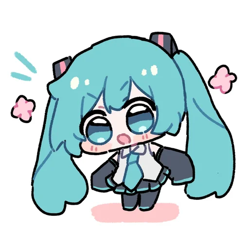 ☺️ Стикер «Hatsune Miku» для Telegram