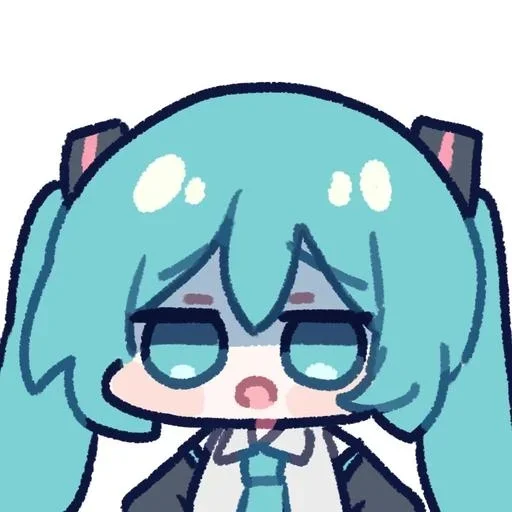 😥 Стикер «Hatsune Miku» для Telegram