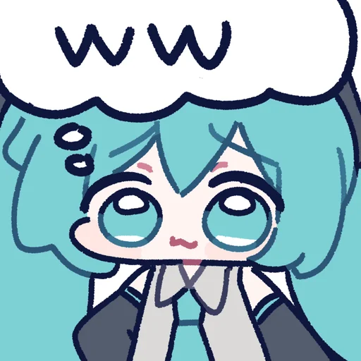 😊 Стикер «Hatsune Miku» для Telegram