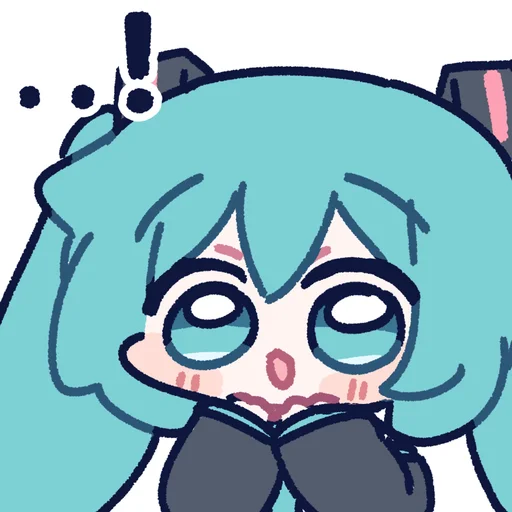 ❗️ Стикер «Hatsune Miku» для Telegram
