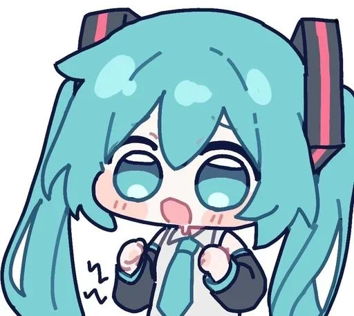 🤤 Стикер «Hatsune Miku» для Telegram