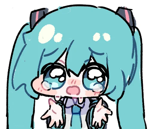 🥹 Стикер «Hatsune Miku» для Telegram