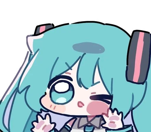 Стикерпак Hatsune Miku для Telegram — скачать