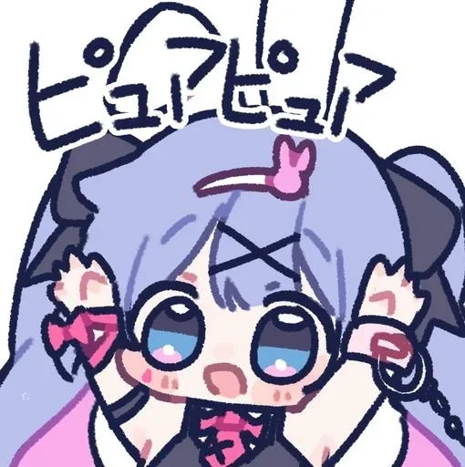 🐰 Стикер «Hatsune Miku» для Telegram