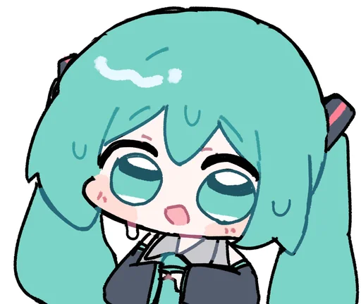 😥 Стикер «Hatsune Miku» для Telegram