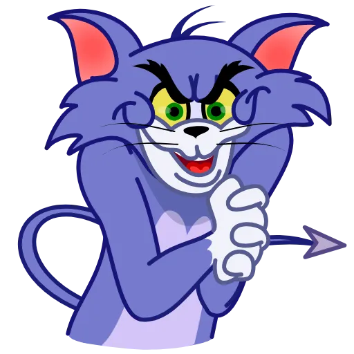 😈 Стикер «Tom and Toodles» для Telegram