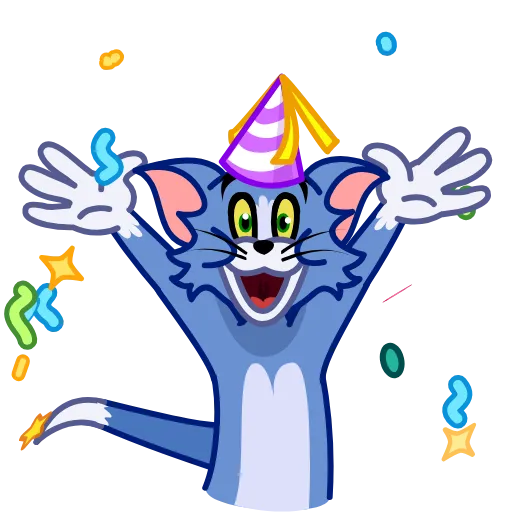 🥳 Стикер «Tom and Toodles» для Telegram