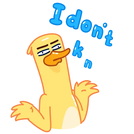 🤷 Стикер «Tony McDuck» для Telegram