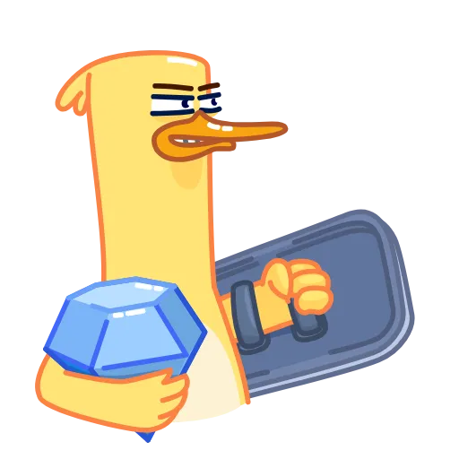 🛡 Стикер «Tony McDuck» для Telegram