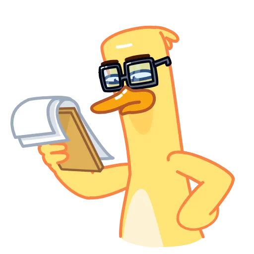 👆 Стикер «Tony McDuck» для Telegram