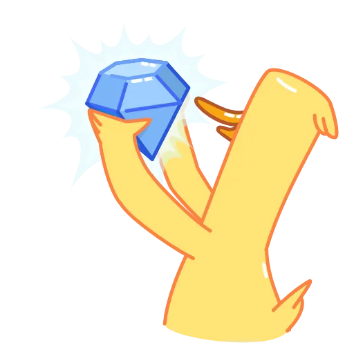 💎 Стикер «Tony McDuck» для Telegram
