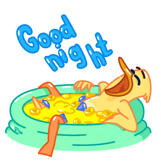 😴 Стикер «Tony McDuck» для Telegram