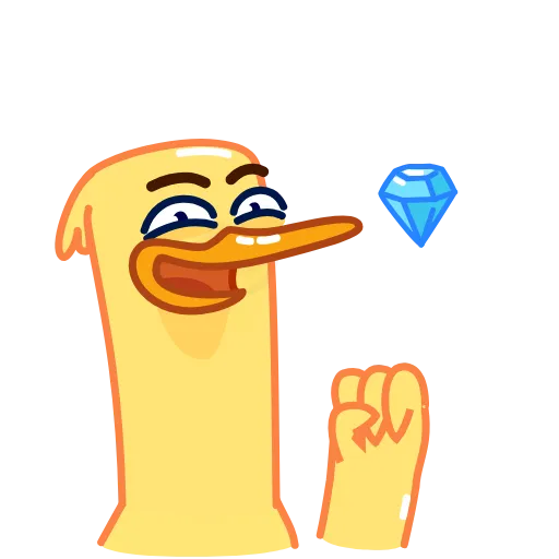 😂 Стикер «Tony McDuck» для Telegram