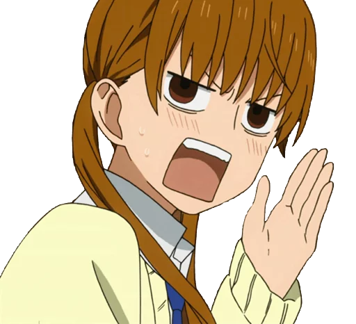 😵 Стикер «Tonari no kaibutsu_kun (αняα)» для Telegram