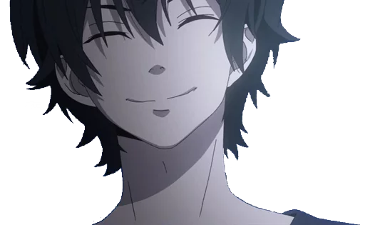 😊 Стикер «Tonari no kaibutsu_kun (αняα)» для Telegram