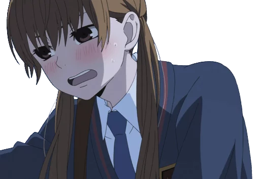 😖 Стикер «Tonari no kaibutsu_kun (αняα)» для Telegram