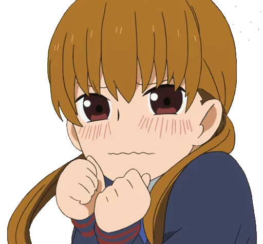 😖 Стикер «Tonari no kaibutsu_kun (αняα)» для Telegram