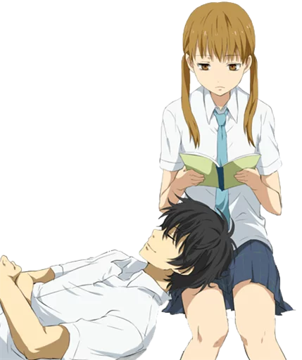 📖 Стикер «Tonari no kaibutsu_kun (αняα)» для Telegram