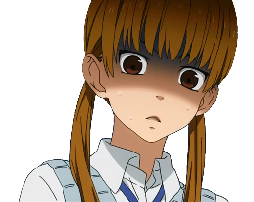 😧 Стикер «Tonari no kaibutsu_kun (αняα)» для Telegram