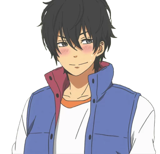 ☺️ Стикер «Tonari no kaibutsu_kun (αняα)» для Telegram