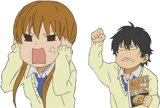 😤 Стикер «Tonari no kaibutsu_kun (αняα)» для Telegram