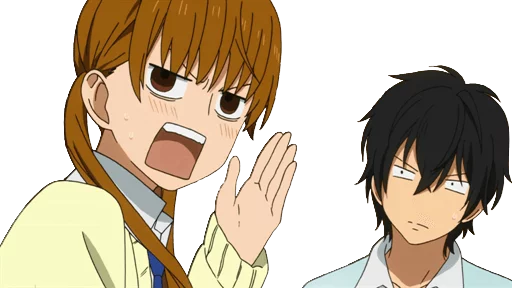 🙄 Стикер «Tonari no kaibutsu_kun (αняα)» для Telegram