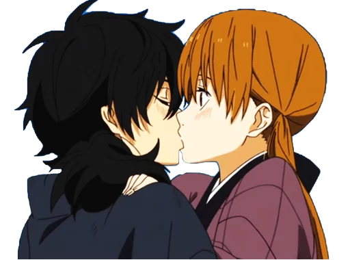 💏 Стикер «Tonari no kaibutsu_kun (αняα)» для Telegram
