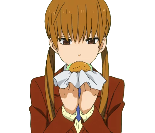 🍔 Стикер «Tonari no kaibutsu_kun (αняα)» для Telegram
