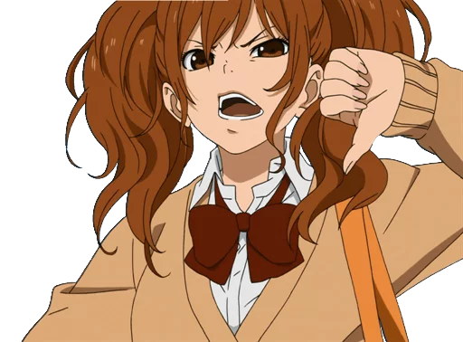 👎 Стикер «Tonari no kaibutsu_kun (αняα)» для Telegram