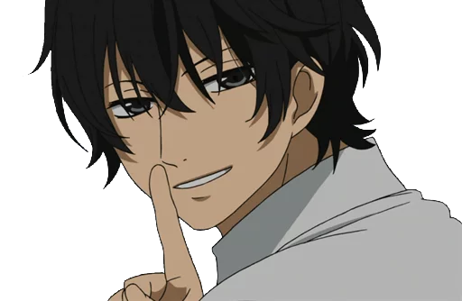🤐 Стикер «Tonari no kaibutsu_kun (αняα)» для Telegram