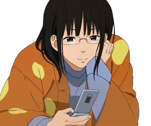 📱 Стикер «Tonari no kaibutsu_kun (αняα)» для Telegram