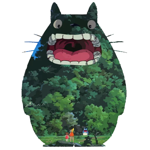 🌳 Стикер «Totoro» для Telegram
