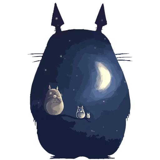 🌙 Стикер «Totoro» для Telegram